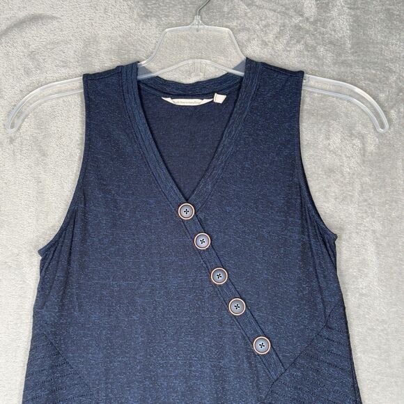 Soft Surroundings Dress Women Small Petite Anneli Midi Dress Bohemian Lagenlook - Picture 4 of 7